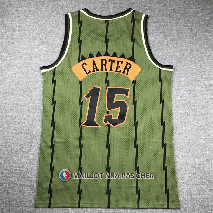 Maillot Toronto Raptors Vince Carter NO 15 Mitchell & Ness 1998-99 Vert